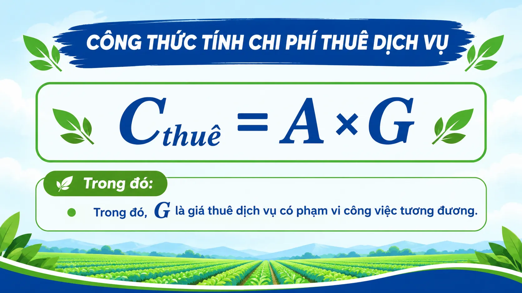 Công thức tính chi phí thuê máy bay nông nghiệp dùng cho cây ăn trái