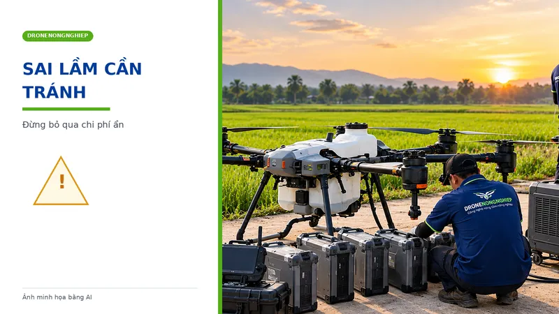 5 sai lầm phổ biến khi quyết định thuê hay mua máy bay nông nghiệp